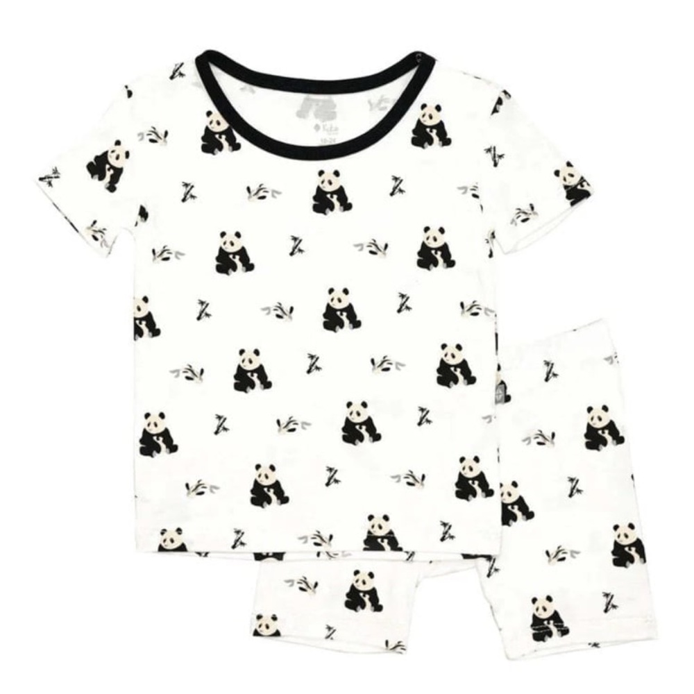 NWT NIB Kyte Baby Zen Print Short Sleeve w/ Shorts PJ set size 3T